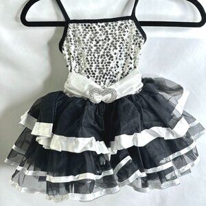 White Sequin Party Dress